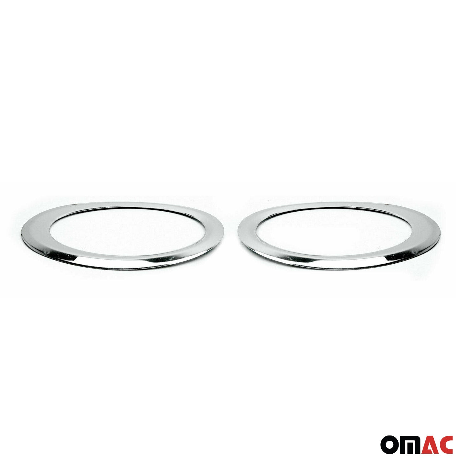 2014-2019 Ford Transit Connect Fog Light Lamp Bezel Cover Stainless Steel Silver 2 Pcs