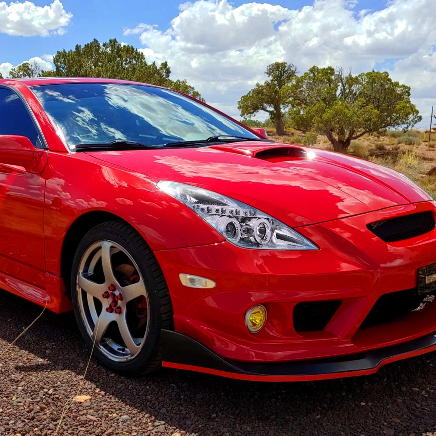 2000-2005 Toyota Celica Dual Halo Projector Headlights Chrome/Clear Lens