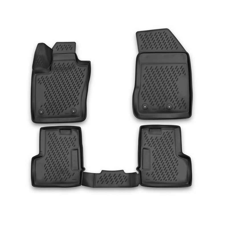 2016-2023 Fiat 500X Floor Mats Liners Full Set All Weather Black