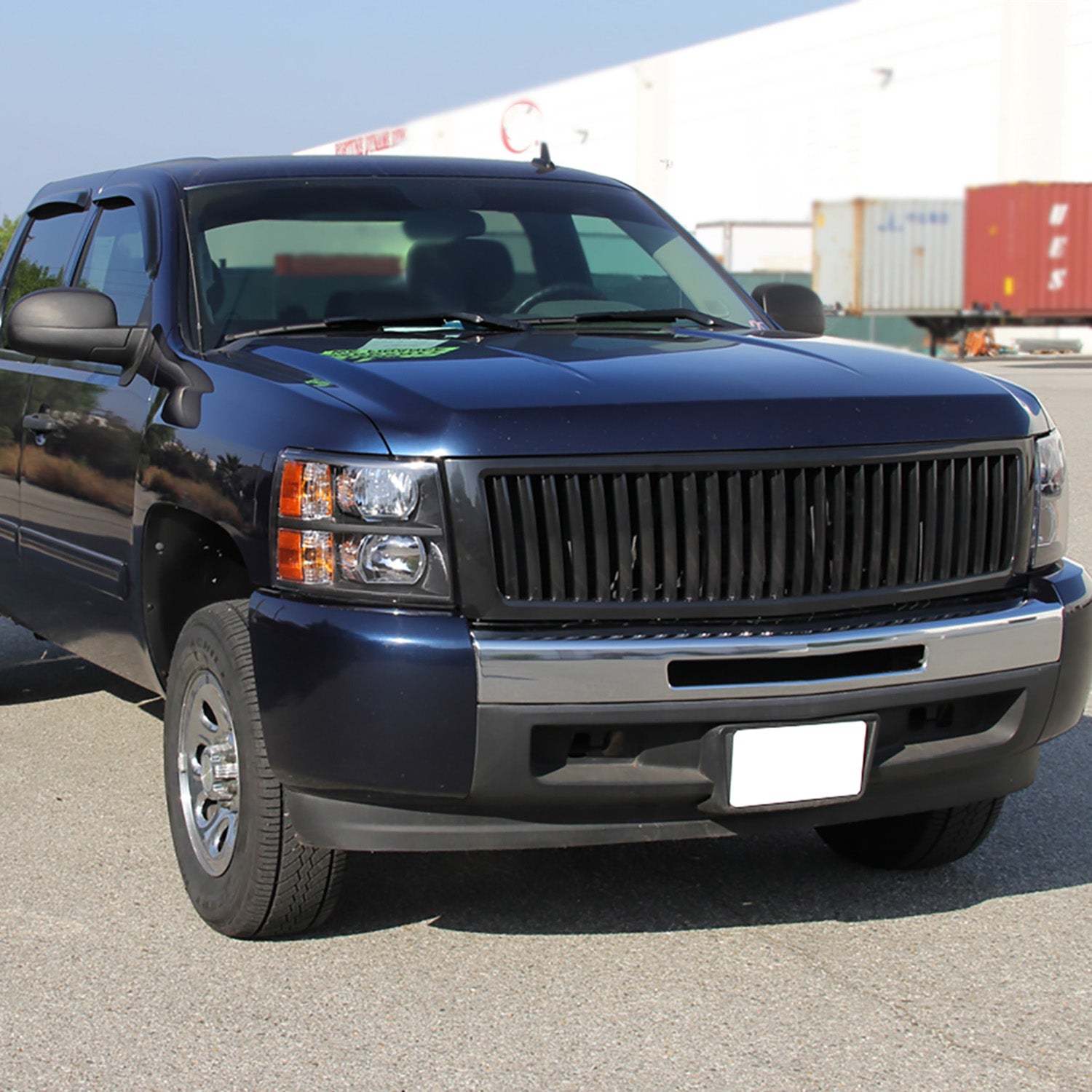 2007-2013 Chevy Silverado 1500/ 2500HD 3500HD Factory Headlights Matte Black