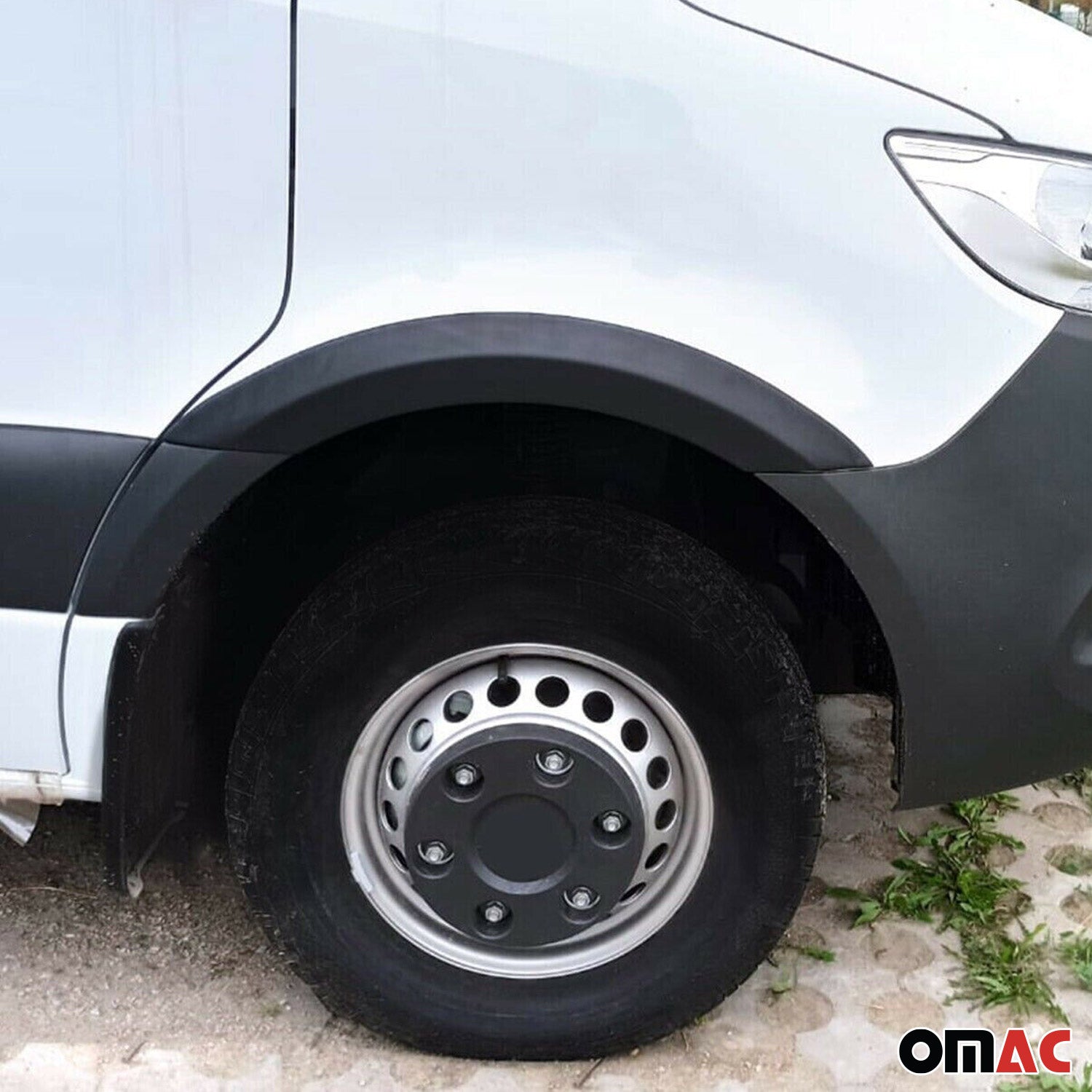 2019-2025 Mercedes Sprinter W907 910 Fender Flares Wheel Protector Black 4x