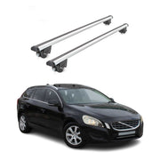 2015-2018 Volvo V60 Roof Rack Cross Bars Silver