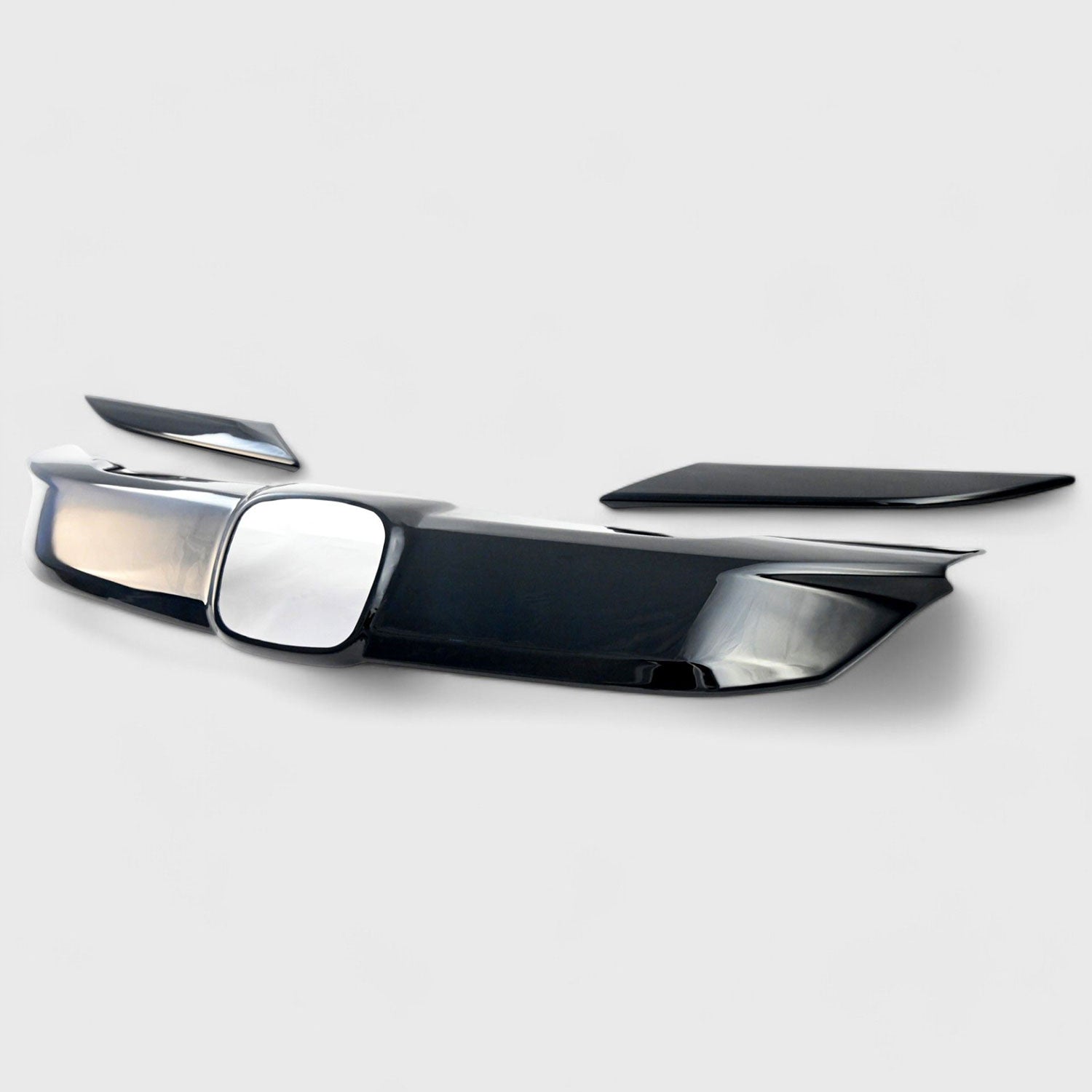 2019-2022 Honda HR-V Grille Overlay Gloss Black 3Pcs ABS Plastic