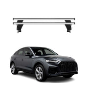 Top Roof Racks Cross Bars fits Audi Q5 Sportback 2021-2025 Gray Aluminium 2x