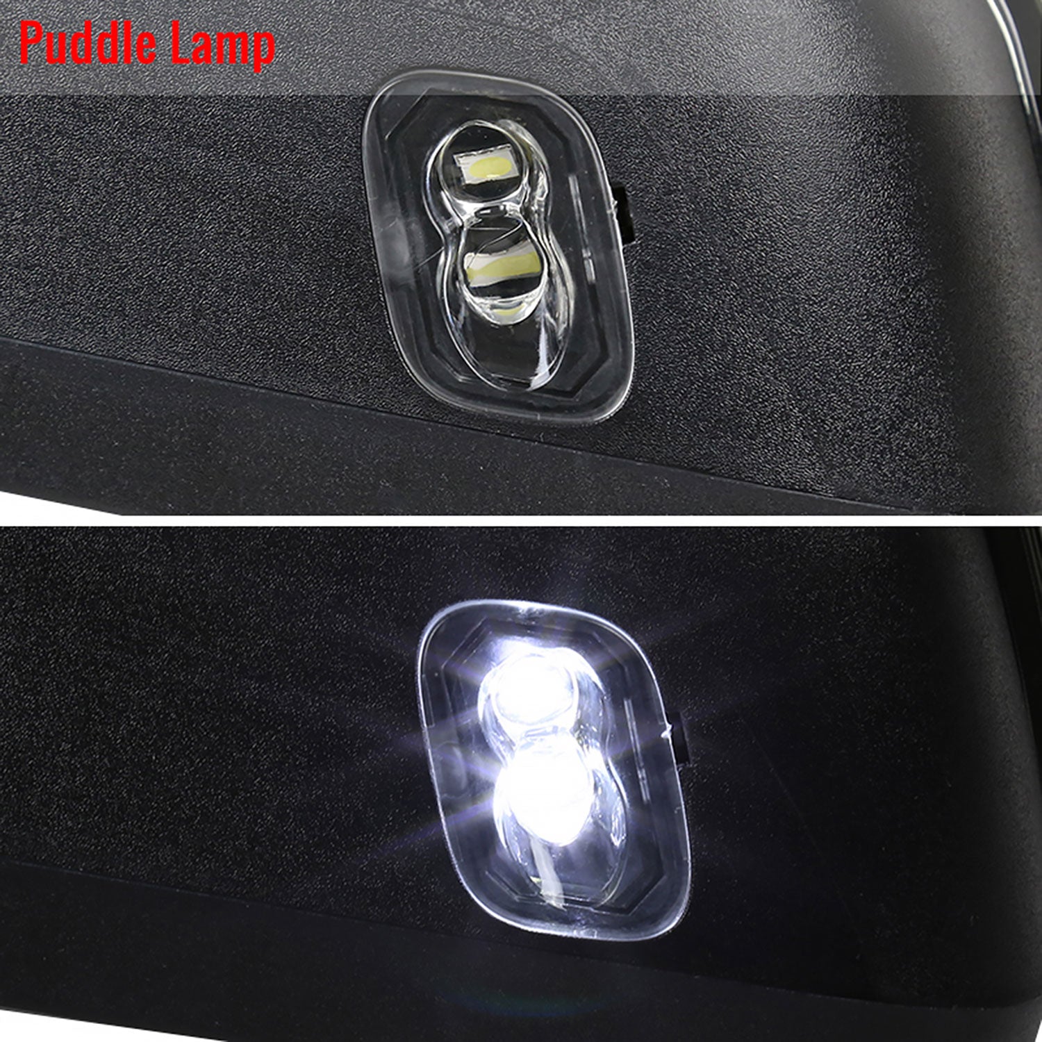 2015-2020 Ford F-150 Heated Towing Mirrors Smoke Turn Signal &Auxiliary Lights