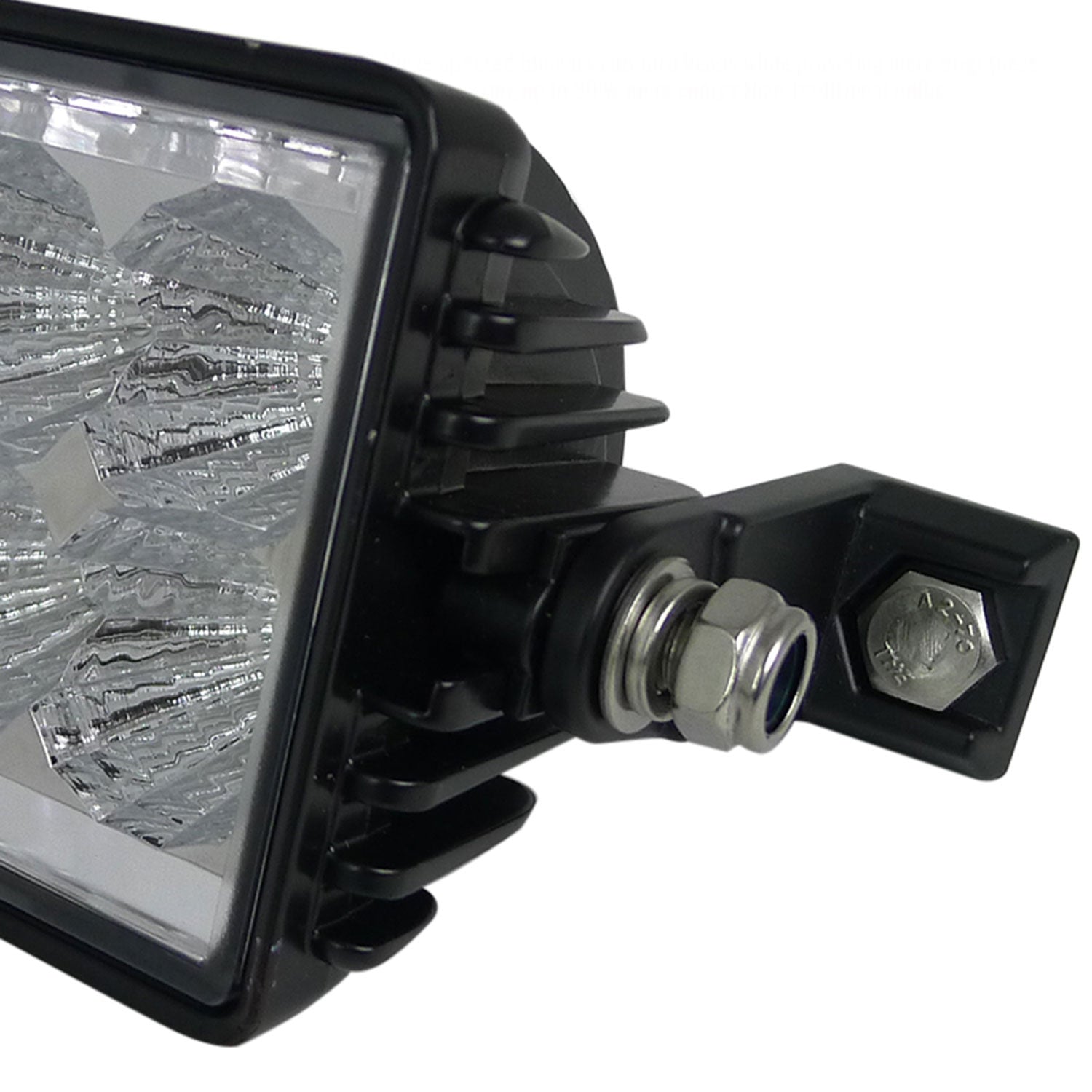 Universal Off Road 6000K Flood Beam 36W 12-LED Fog Light Black Alu Housing/Glass