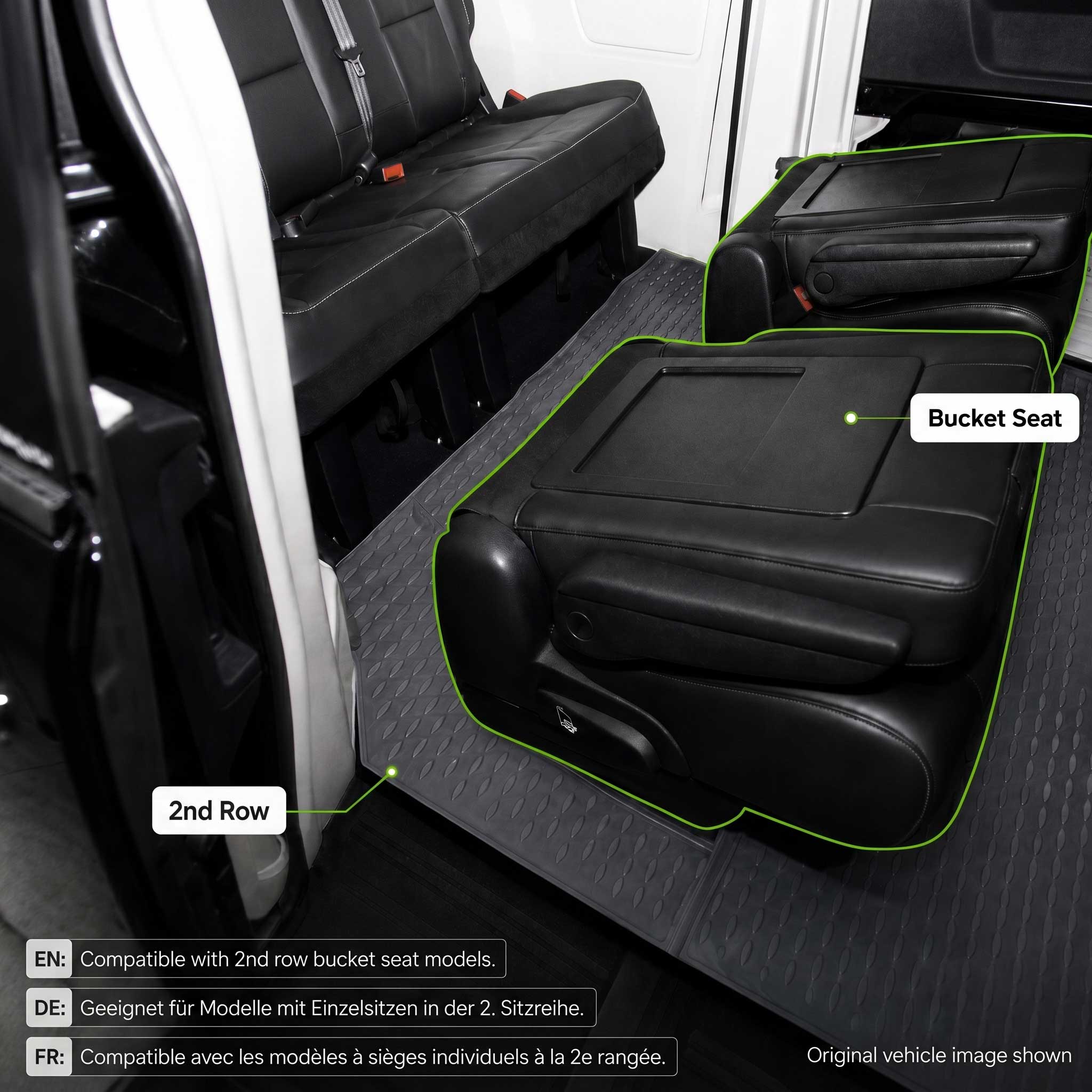2008-2020 Dodge Grand Caravan Floor Mats Liners Full Set All Weather Black