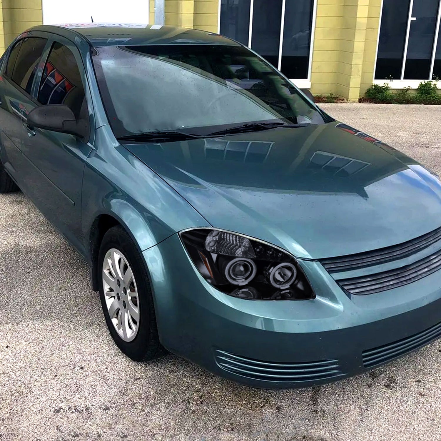 2005-2010 Chevy Cobalt Pontiac G5/Pursuit Dual Halo Projector Headlights Smoke