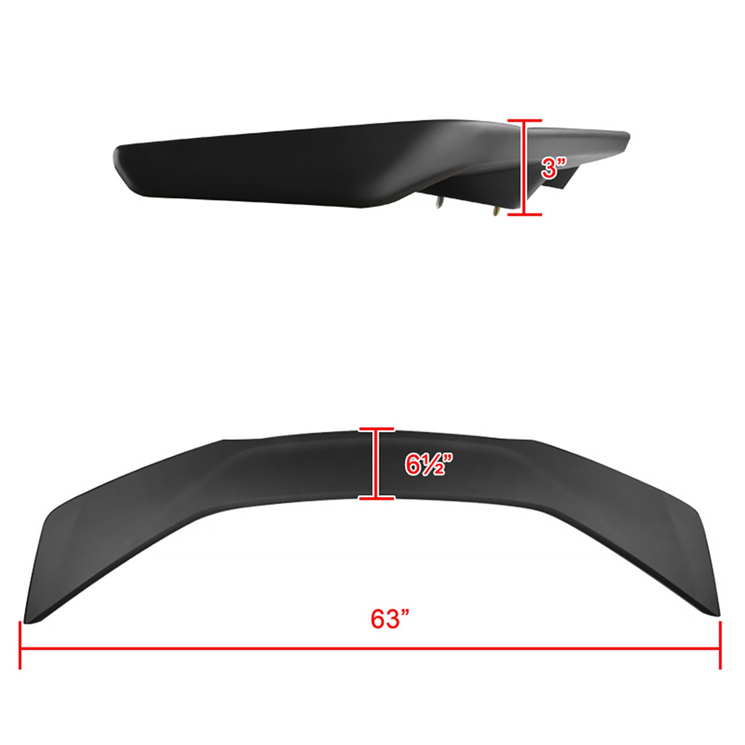 2016-2020 Chevrolet Camaro Black ABS ZL1 Style Rear Spoiler Wing