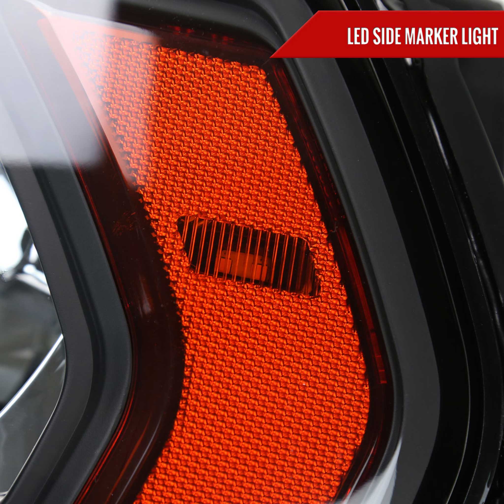 For Dodge RAM 2500 3500 2019-2024 Factory Style Crystal Headlight  Driver Side Only Black Housing Clear Lens