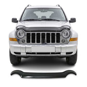 2002-2007 Jeep Liberty Front Bug Shield Hood Deflector 1 Pc Smoke