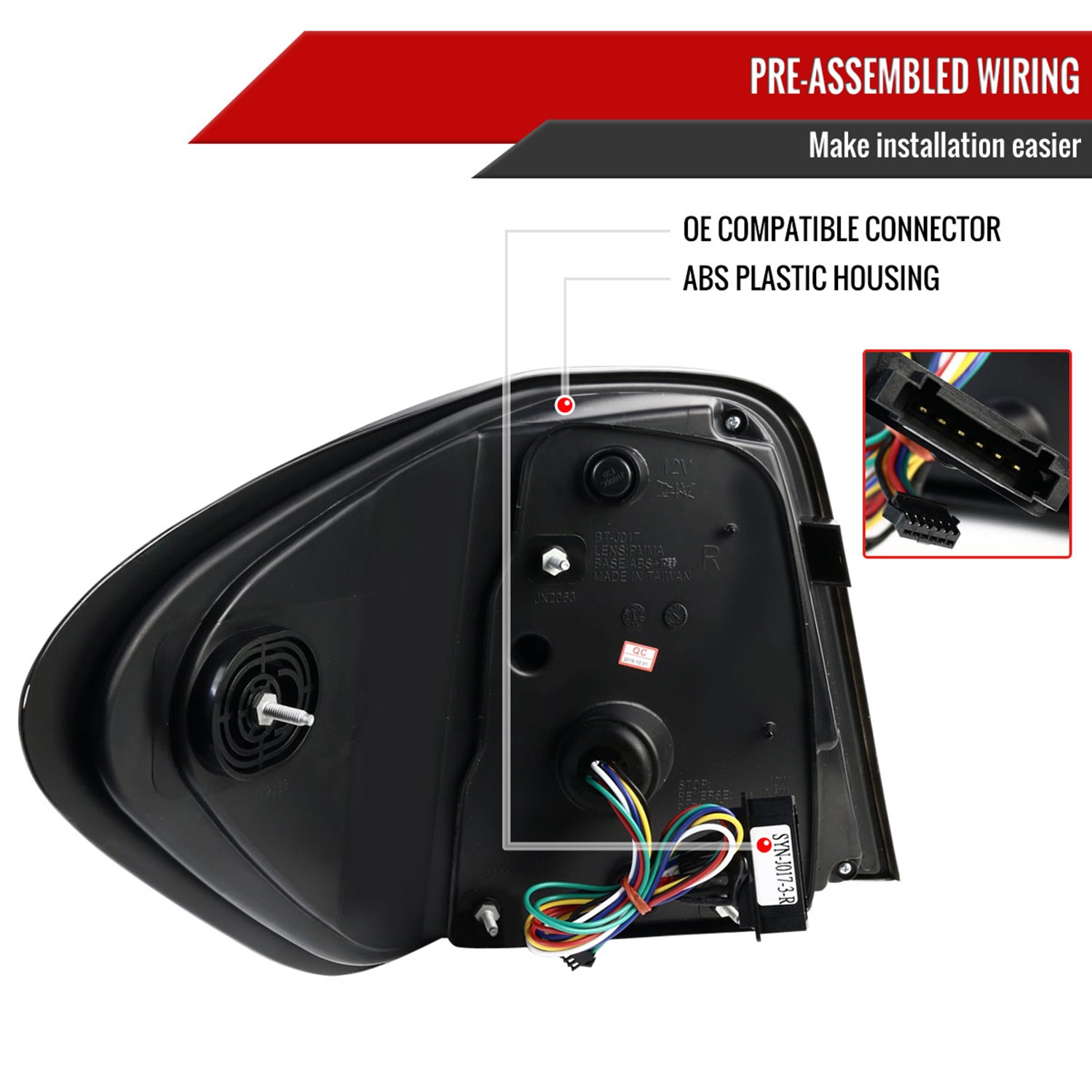 2006-2011 Mercedes Benz W164 ML Class LED Tail Lights Chrome/Smoke Lens