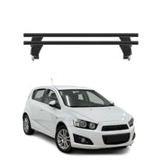 2012-2015 Chevrolet Sonic Hatchback Roof Rack Cross Bars Black