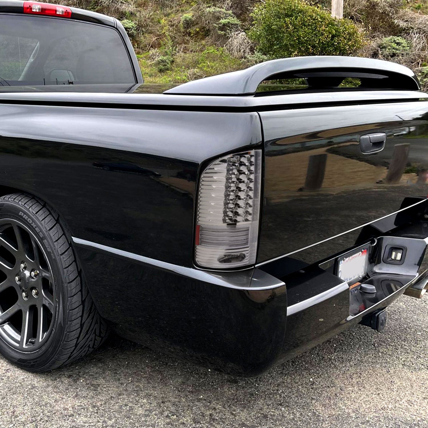 2002-2006 Dodge RAM V2 LED Tail Lights Chrome Housing/Clear Lens