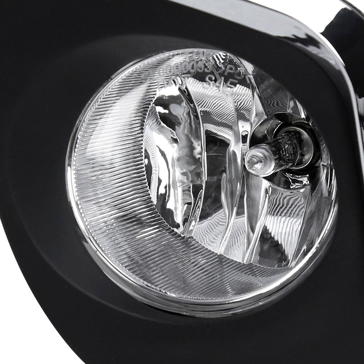 2014-2016 Toyota Corolla H16 Silver Bezel Fog Lights Kit Chrome/Clear Lens