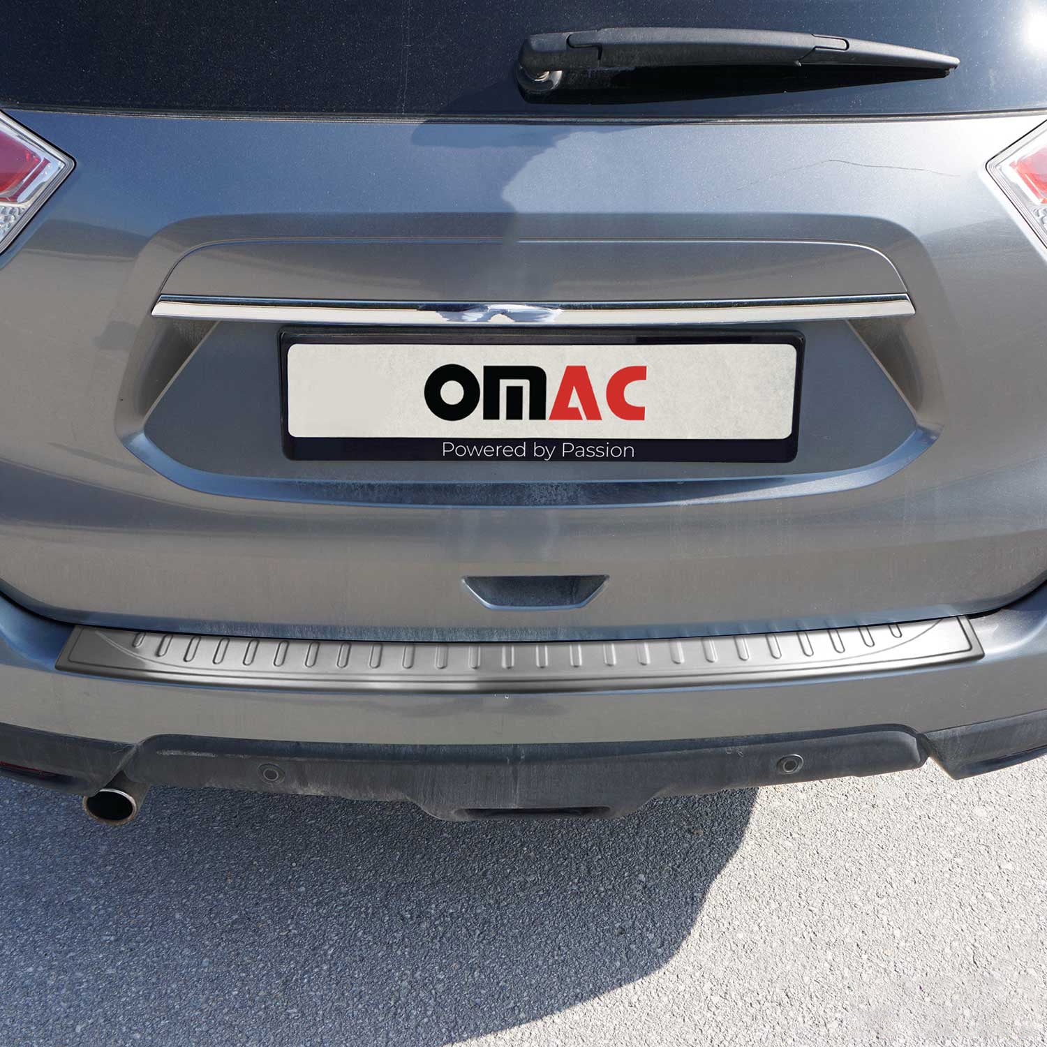 2014-2020 Nissan Rogue Rear Bumper Sill Cover Protector Guard Brushed Stainless Steel