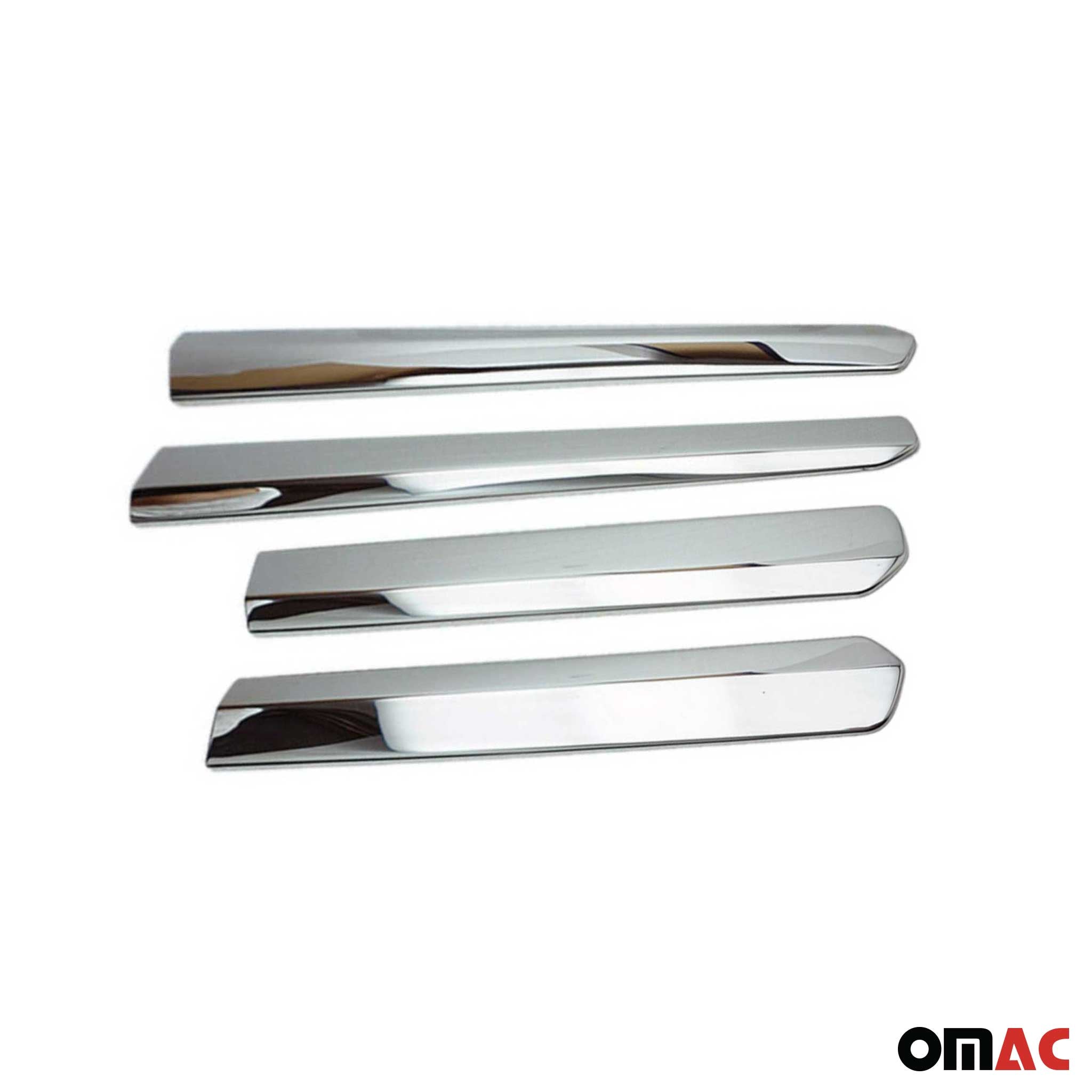 2015-2022 RAM ProMaster City Side Door Molding Trim Skirt Garnish Stainless Steel 4Pcs