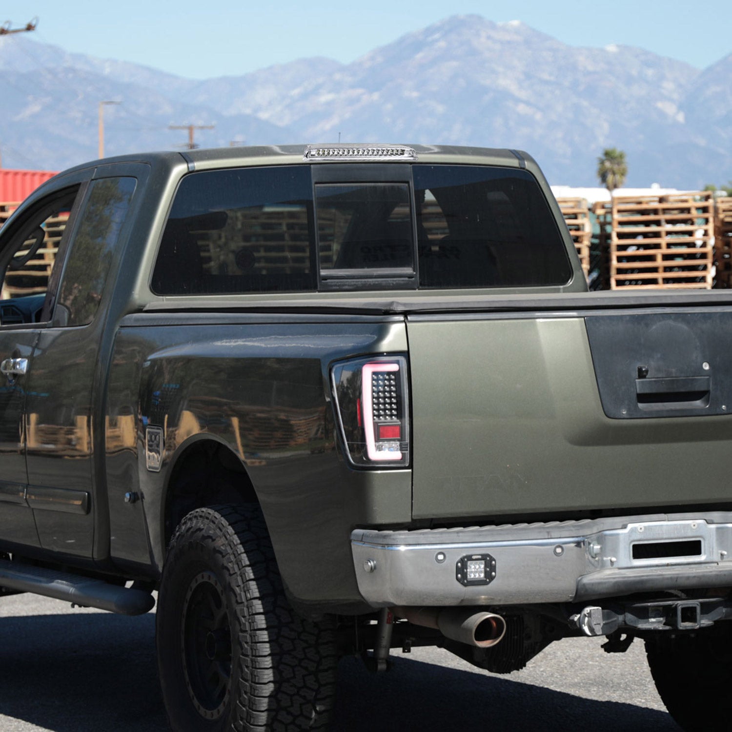 2004-2015 Nissan Titan LED 3rd Brake Light Chrome Housing/Clear Lens