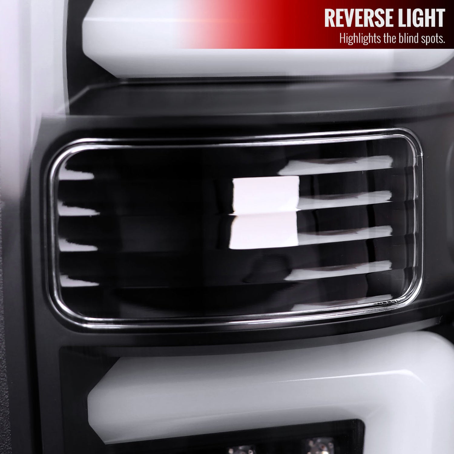 2009-2014 Ford F-150 LED Tail Lights with LED Bar Matte Black/Clear Lens