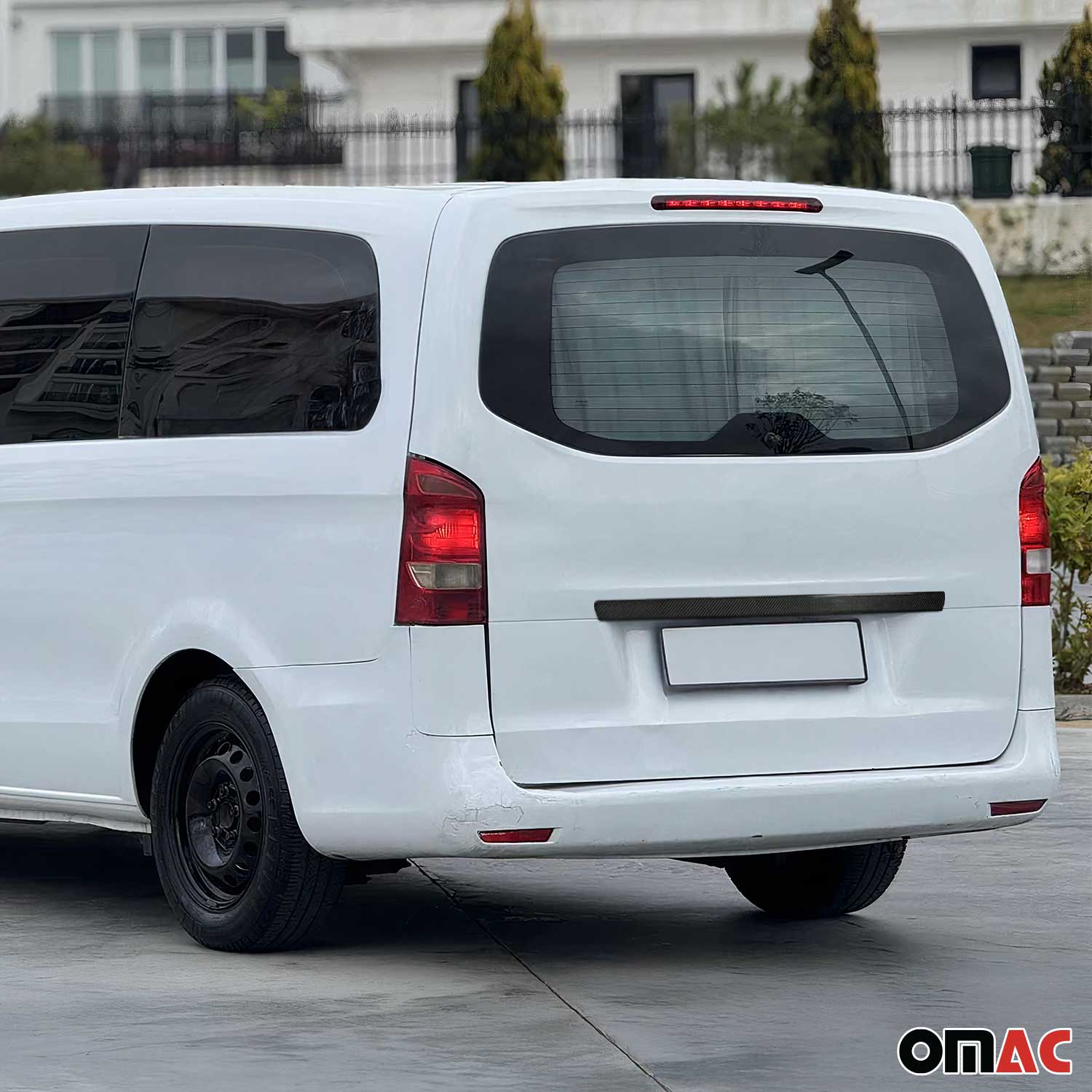 2016-2024 Mercedes Metris Rear Trunk Tailgate Door Handle Cover Carbon Fiber