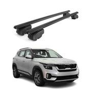 2021-2026 Kia Seltos Roof Rack Cross Bars Black