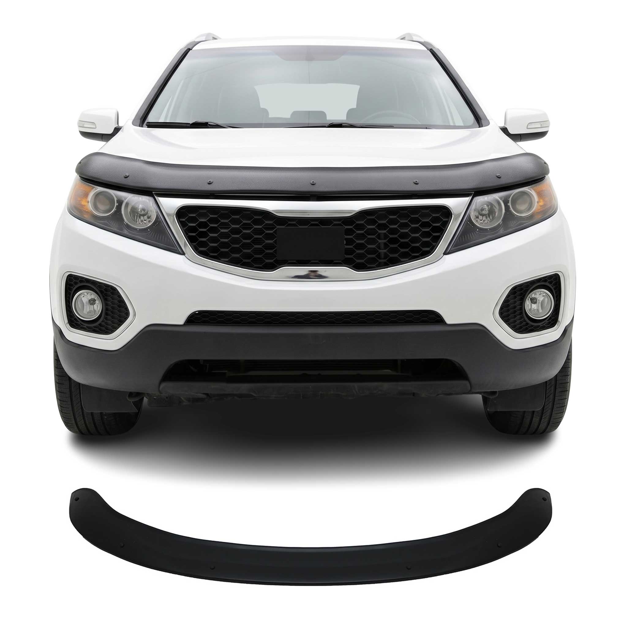2011-2015 Kia Sorento Front Bug Shield Hood Deflector 1 Pc Smoke