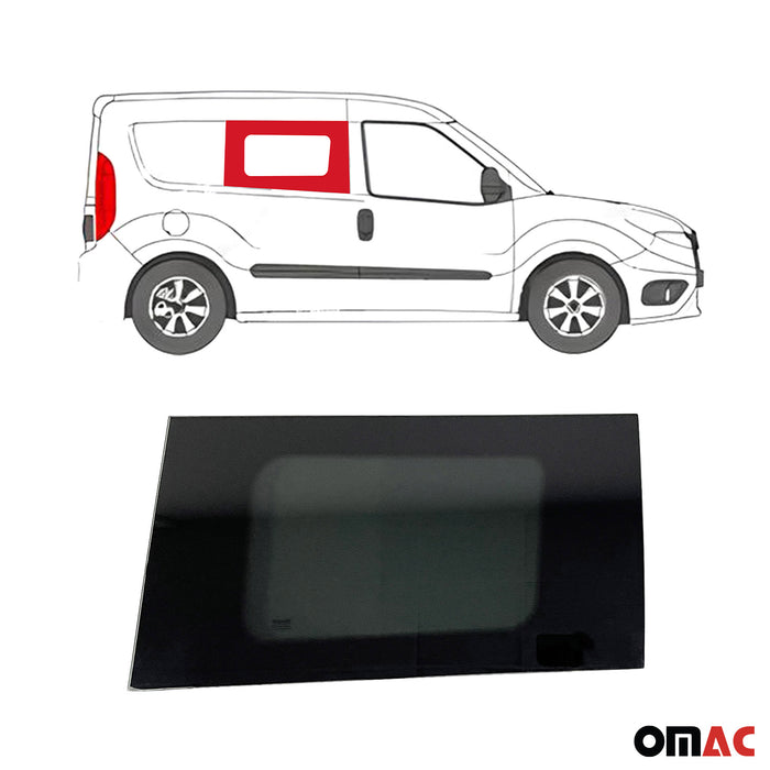 Window Glass For Ram Promaster City 2015-2022 Front Right Side Black