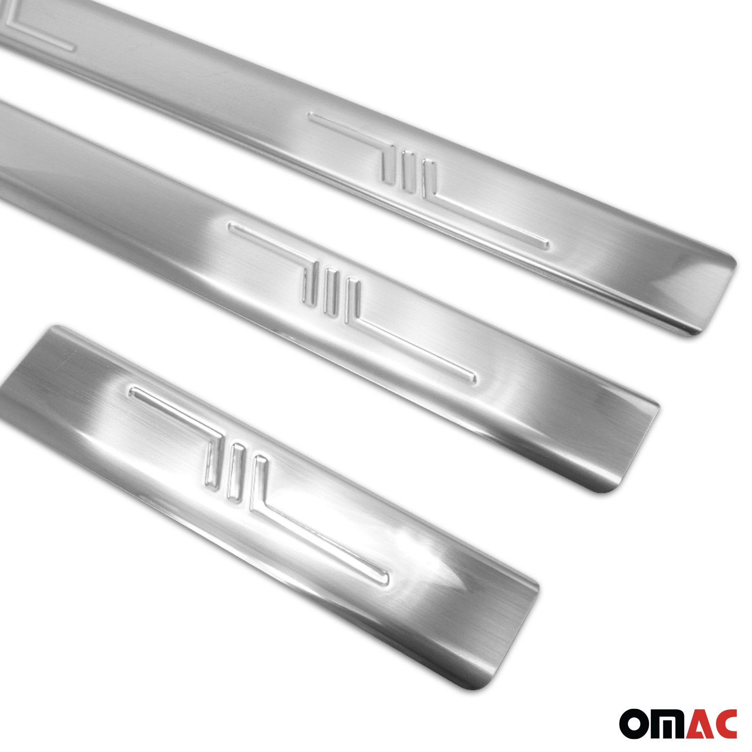 2003-2008 Toyota Corolla Sedan Door Sill Scuff Plate Scratch Protector Stainless Steel