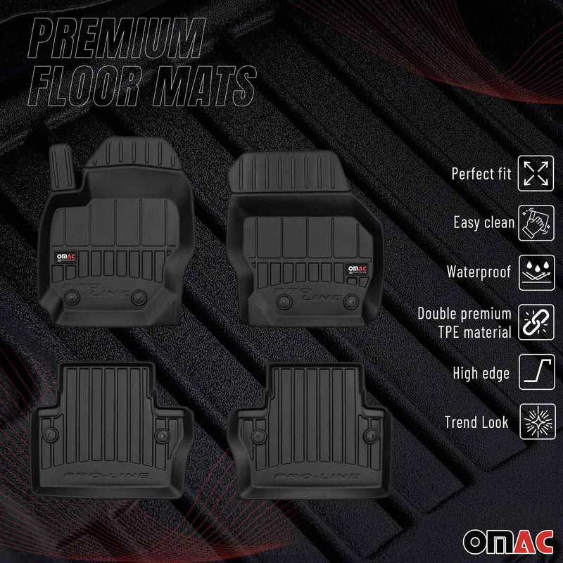 2007-2016 Volvo S80 V70 XC70 Premium Floor Mats Liners Full Set All Weather Heavy Duty