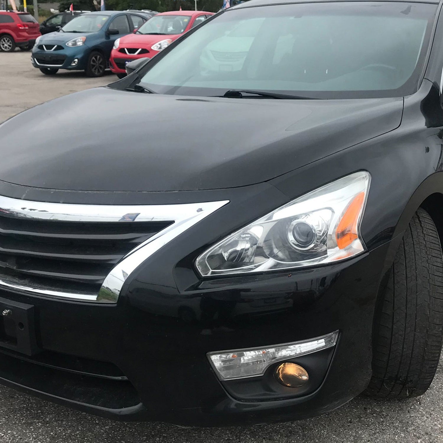 2013-2015 Nissan Altima Clear Projector Headlight Amber Reflector Driver Side