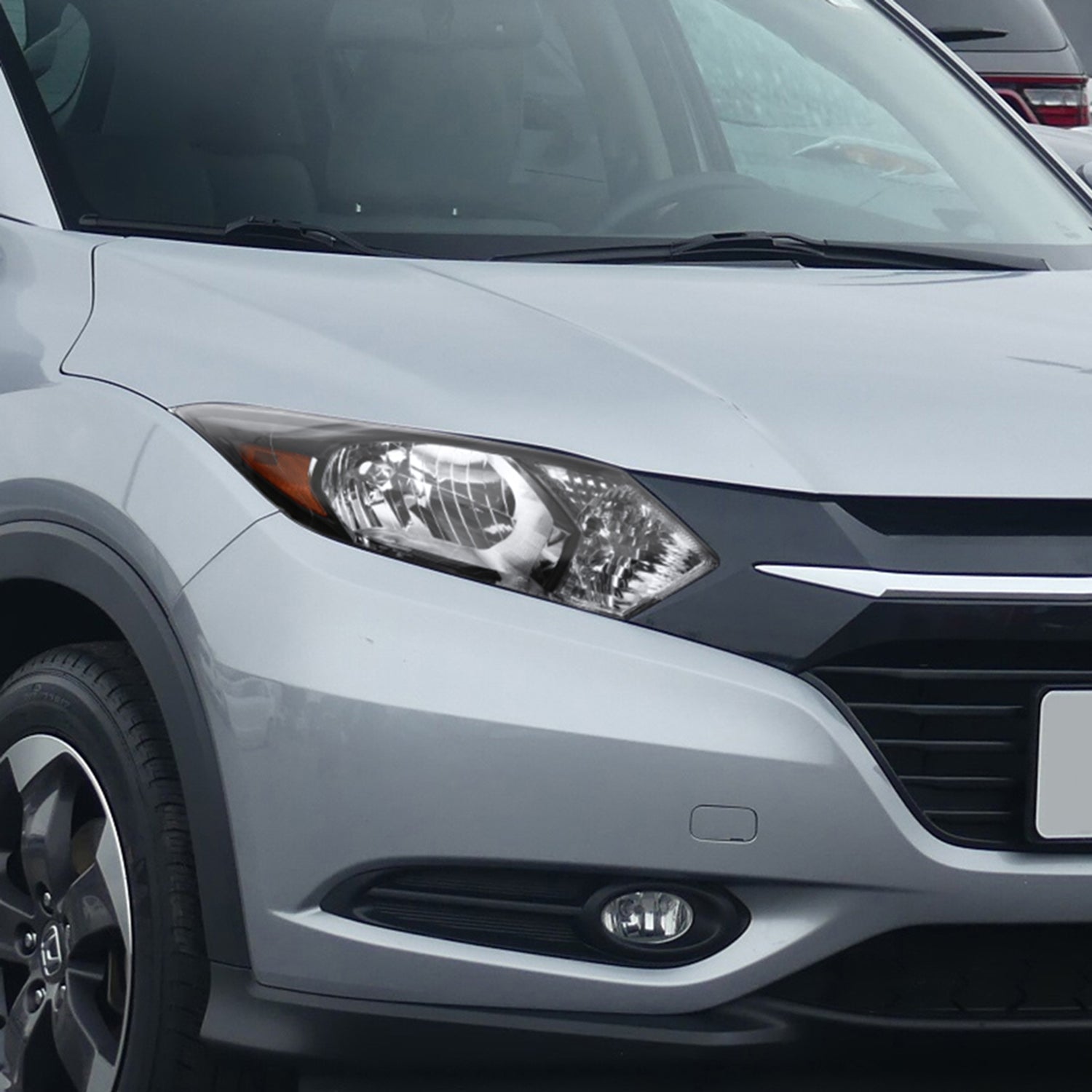 2016-2018 Honda HR-V Clear Crystal Headlight Amber Reflector - Passenger Side