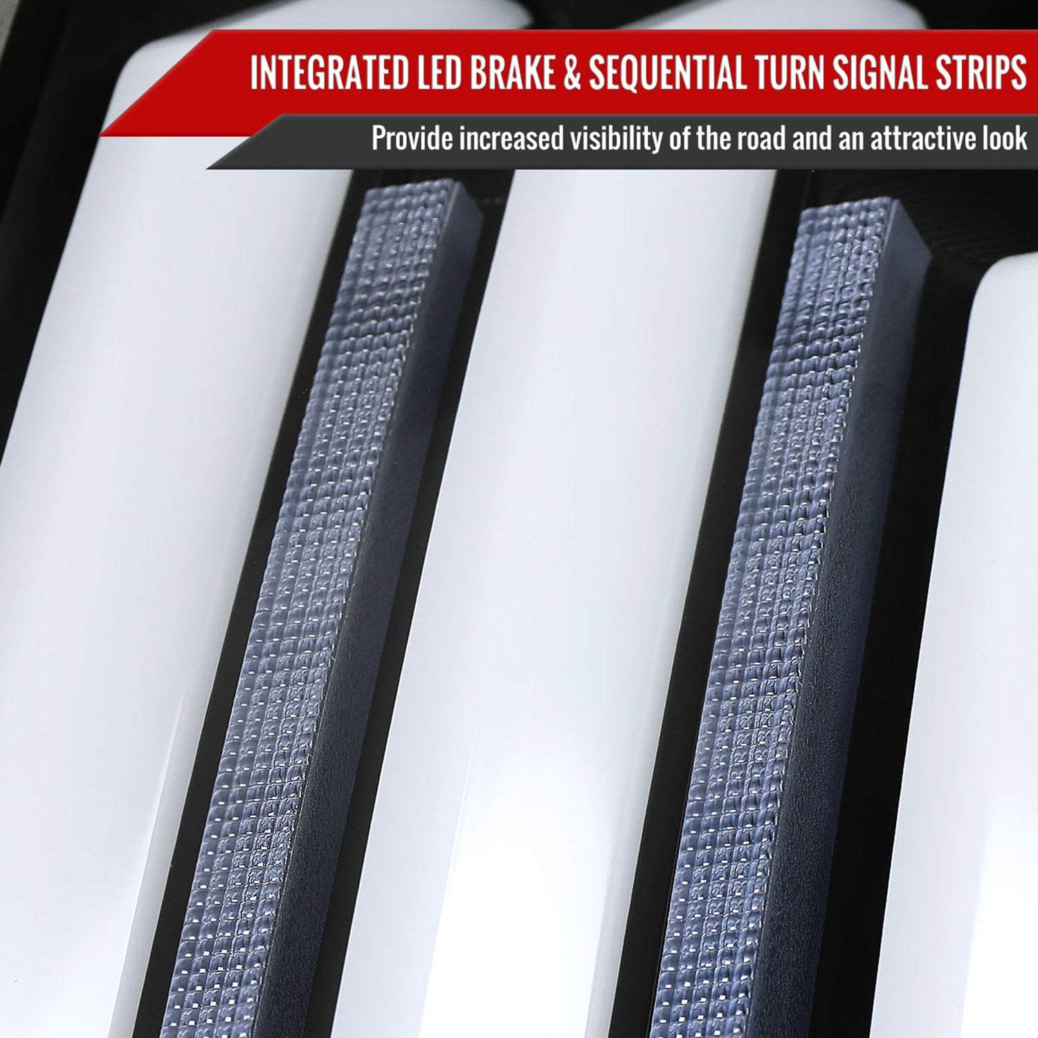 2014-2021 Toyota Tundra Facelift Full LED Tail Lights Turn Signal Matt Black