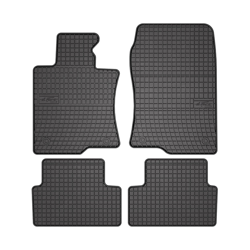 2009-2014 Acura TSX Floor Mats Liners Full Set All Weather Rubber Black