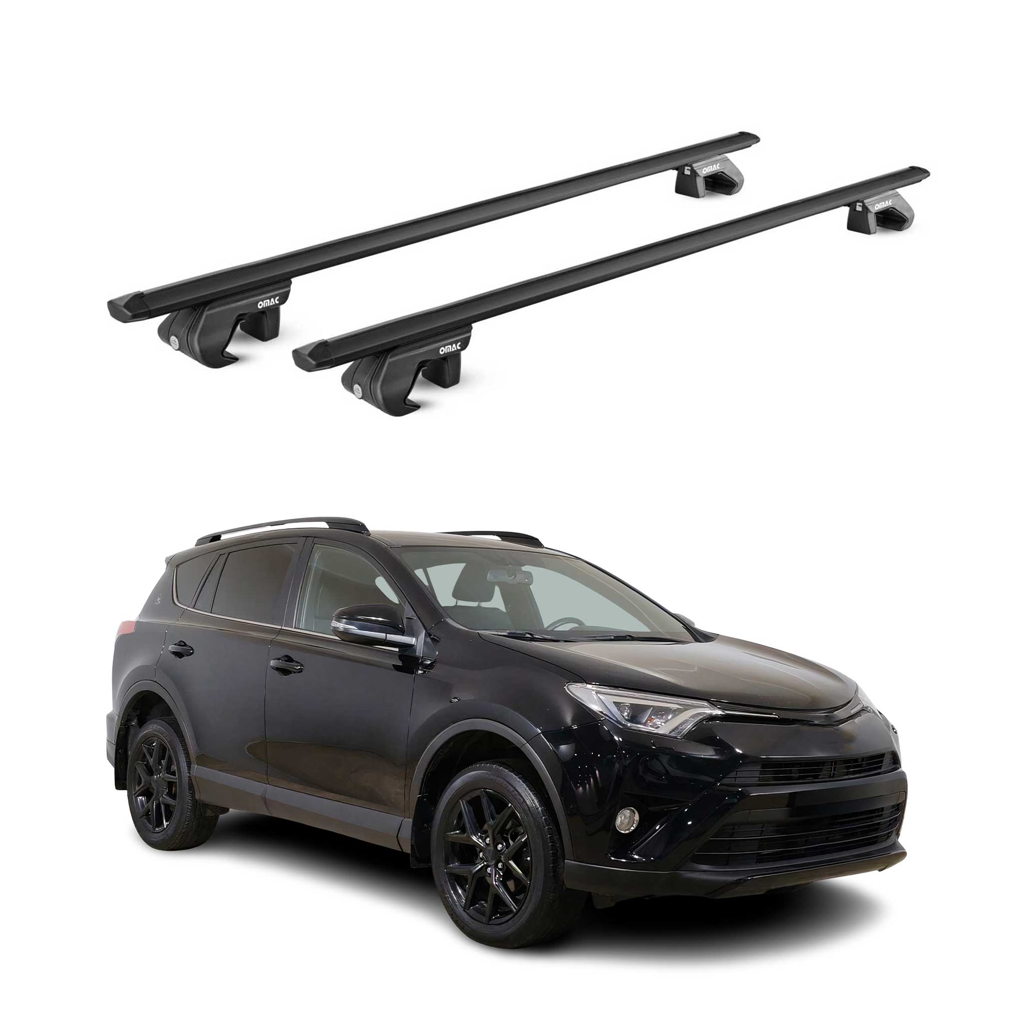 2019-2025 Toyota RAV4 Adventure Roof Rack Cross Bars Luggage Carrier 2 Pcs