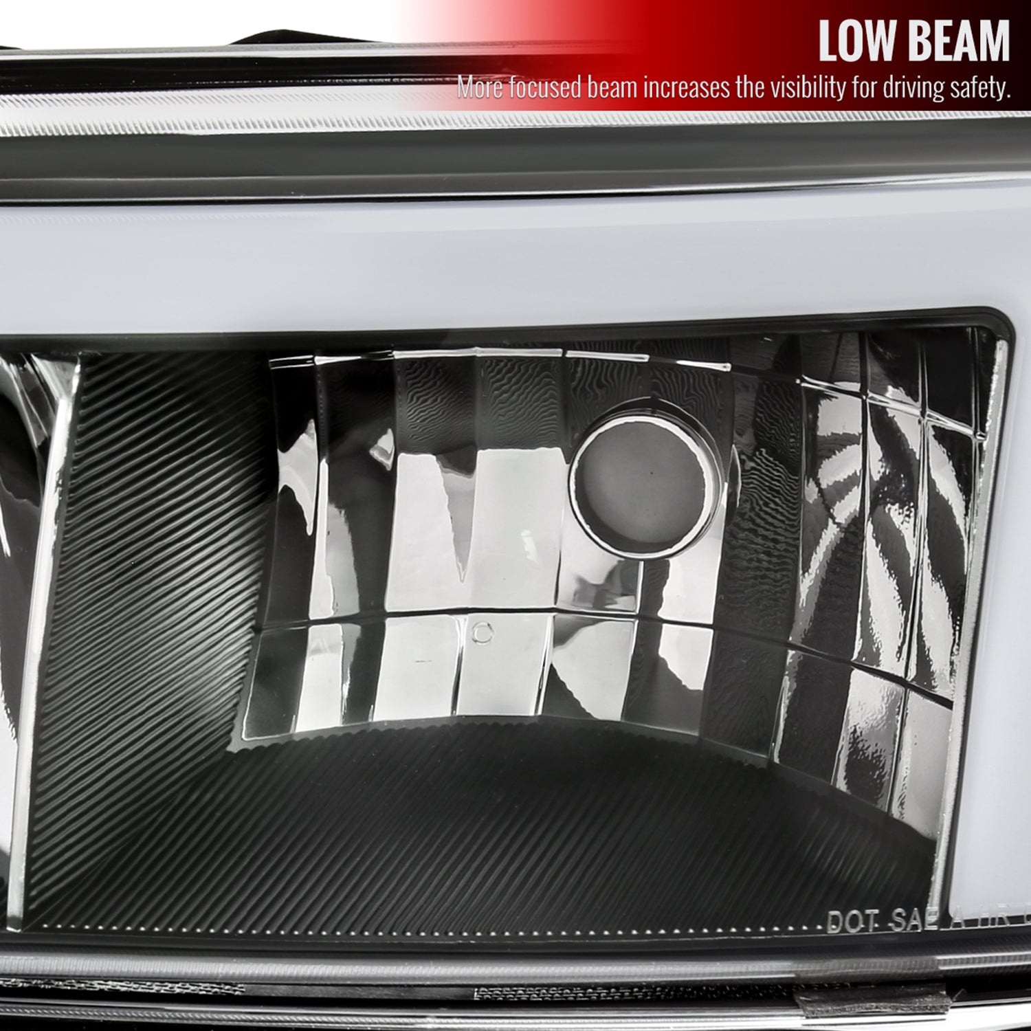 1999-2006 GMC Sierra Sierra Yukon/XL Headlights LED Signal Bumper Lights Black