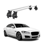 2016-2019 Jaguar XF Sedan Roof Rack Cross Bars Silver