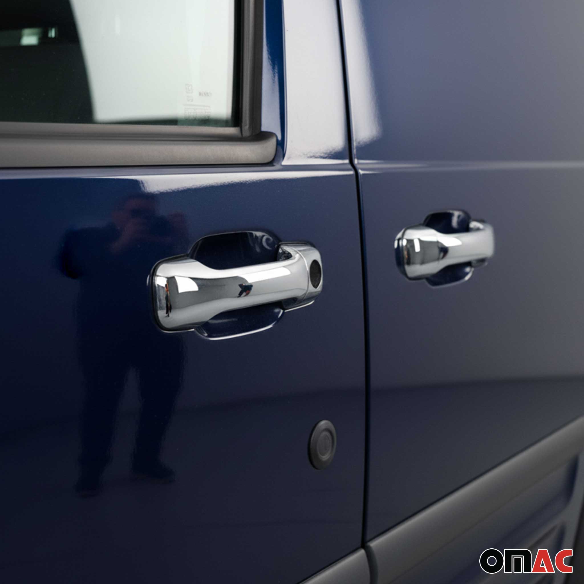 2010-2013 Ford Transit Connect Mirror Cover Caps & Door Handle Chrome Set