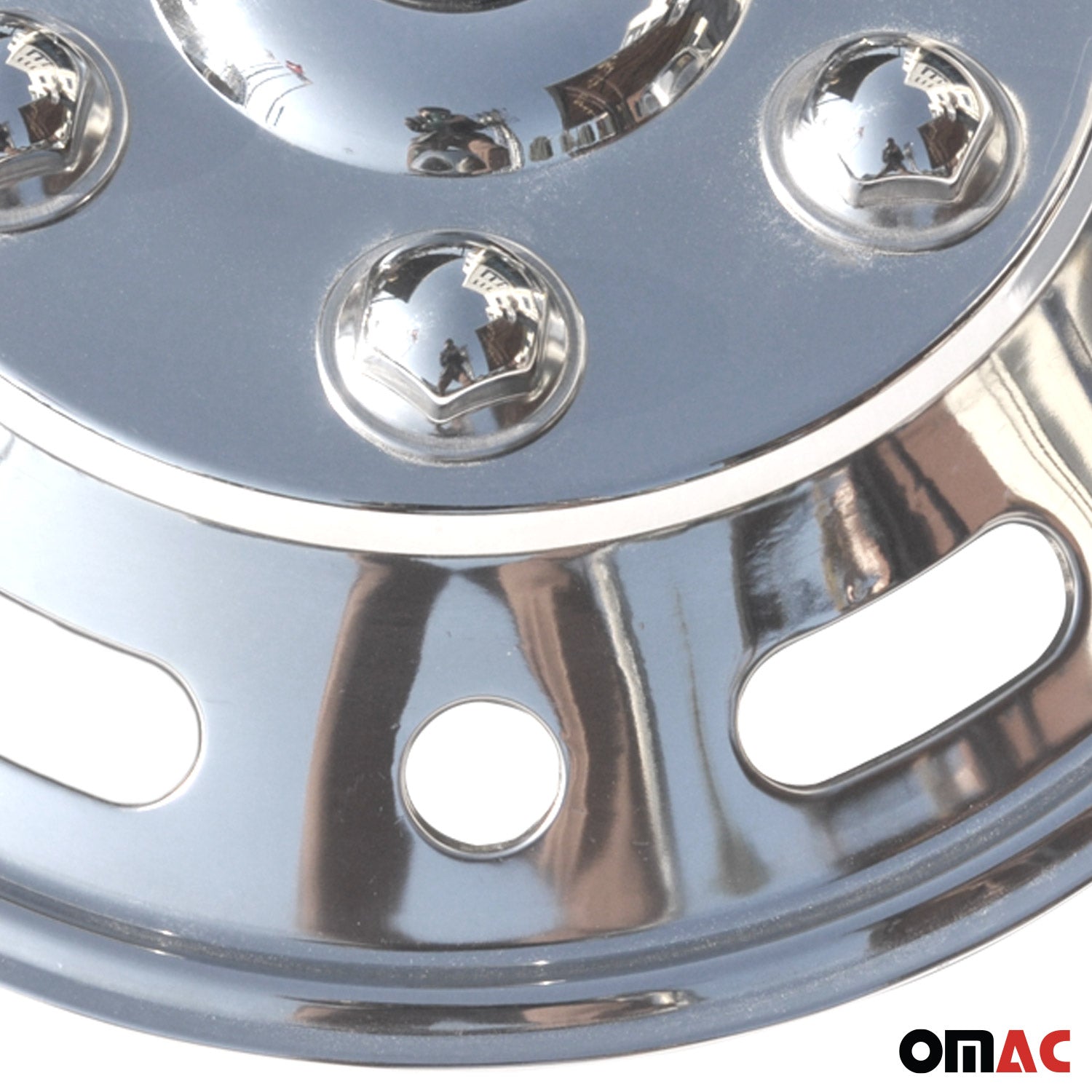 2016-2024 Mercedes Metris 16" Dual Wheel Simulator Hubcaps Steel 4x