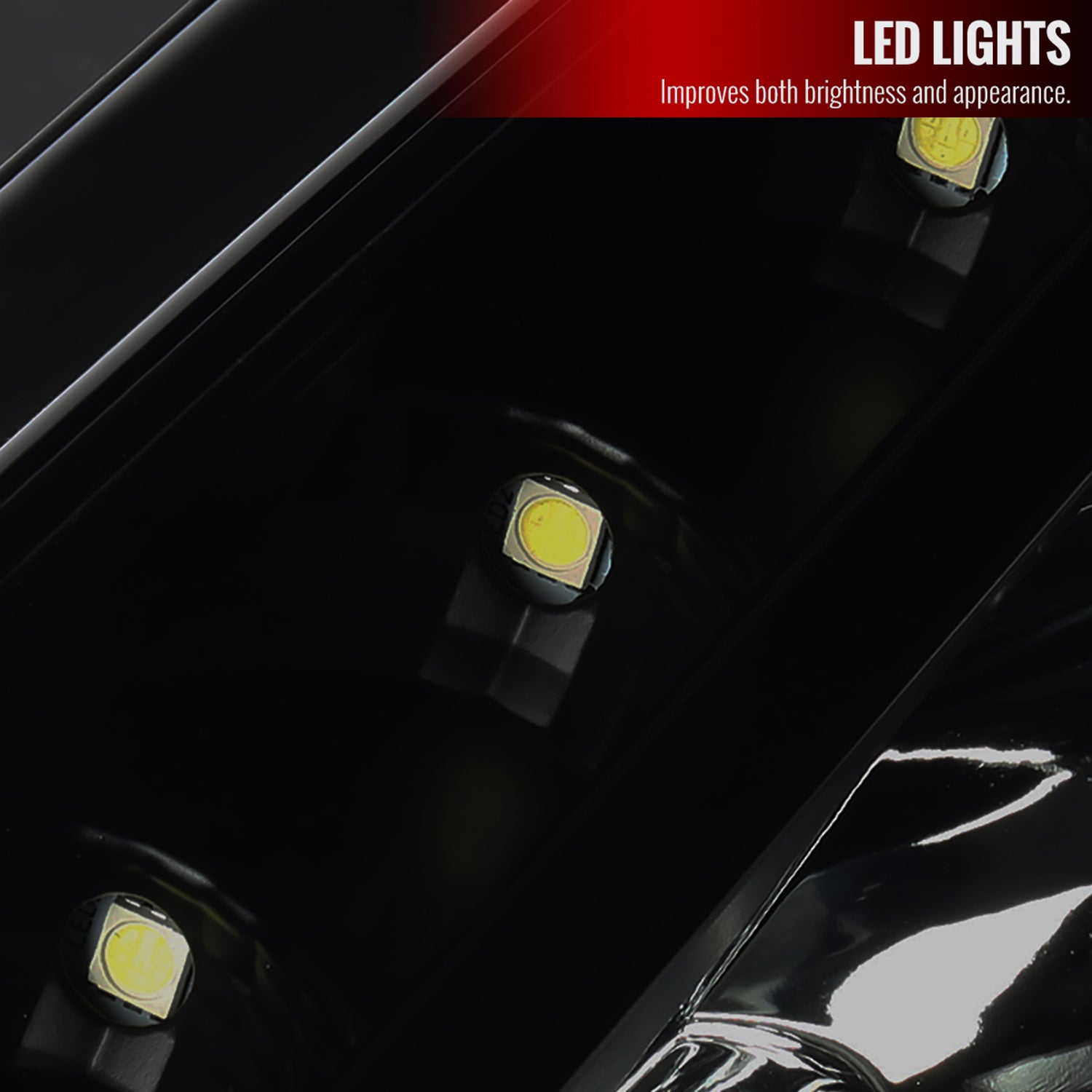 2000-2005 Toyota Celica Projector Headlights w/SMD LED Light Strip Black/Smoke