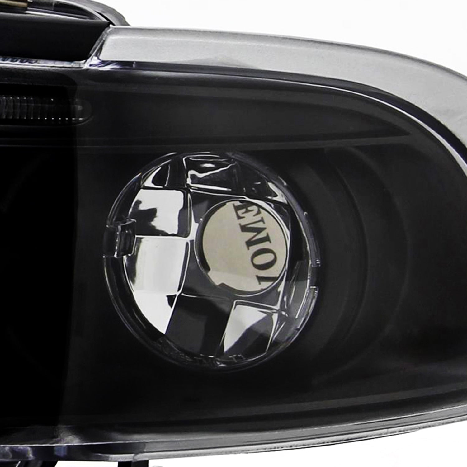 1996-1999 Audi A4 Dual Halo Projector Headlights Matte Black/Clear Lens