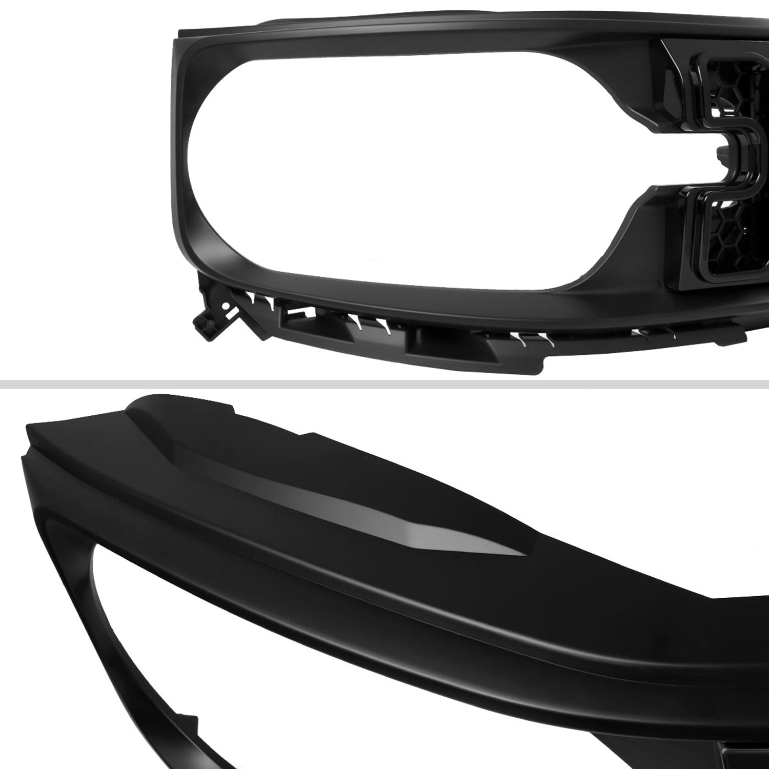 2021-2023 Ford Bronco Sport Glossy Black Mesh Hood Replacement Grille