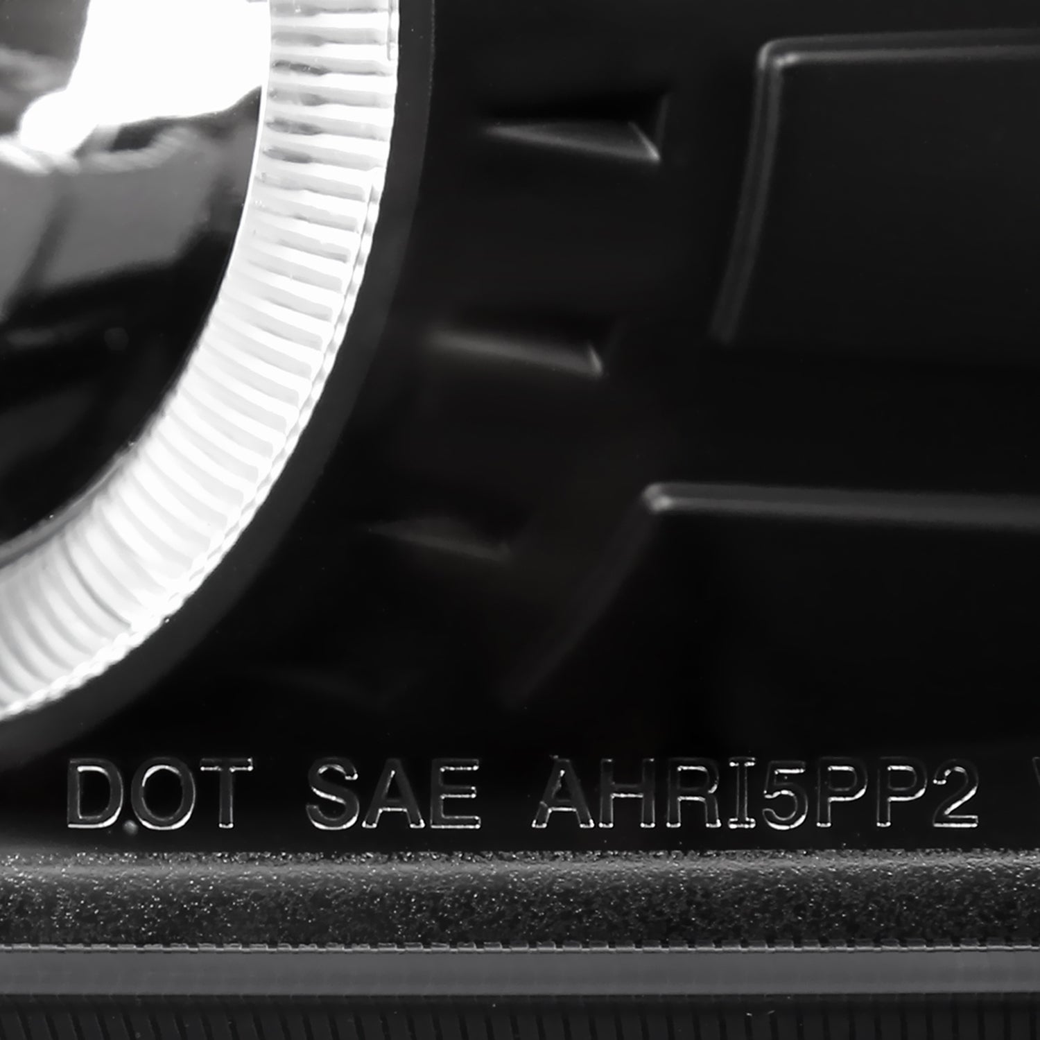 2008-2012 Honda Accord Coupe Dual Halo Projector Headlights Matte Black/Clear