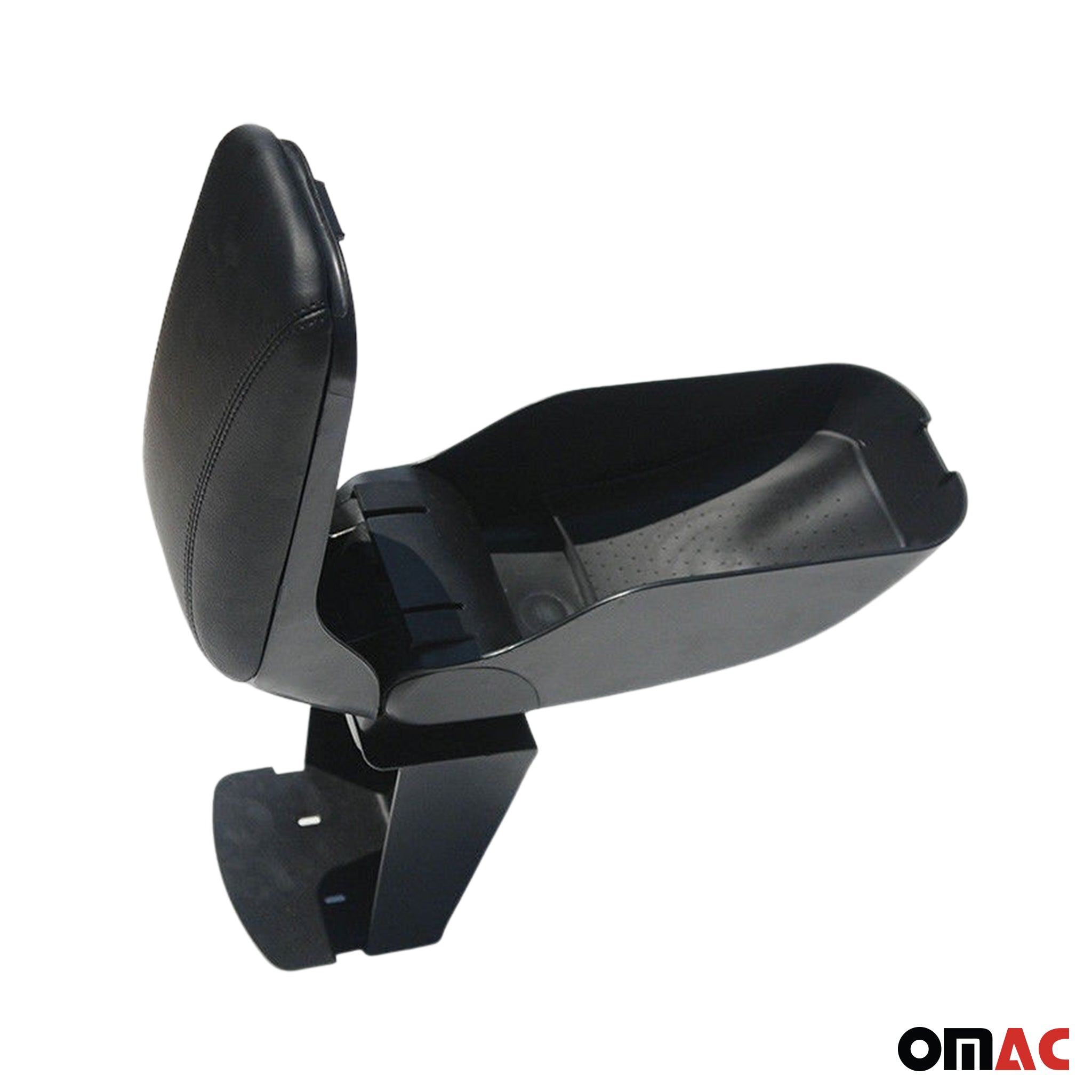 2010-2013 Ford Transit Connect Black Center Console Armrest Plastic Leather