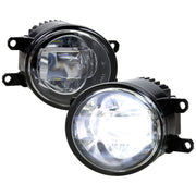 2006-2015 Toyota Lexus SMD LED Projector Fog Lights Kit Chrome/Clear Lens