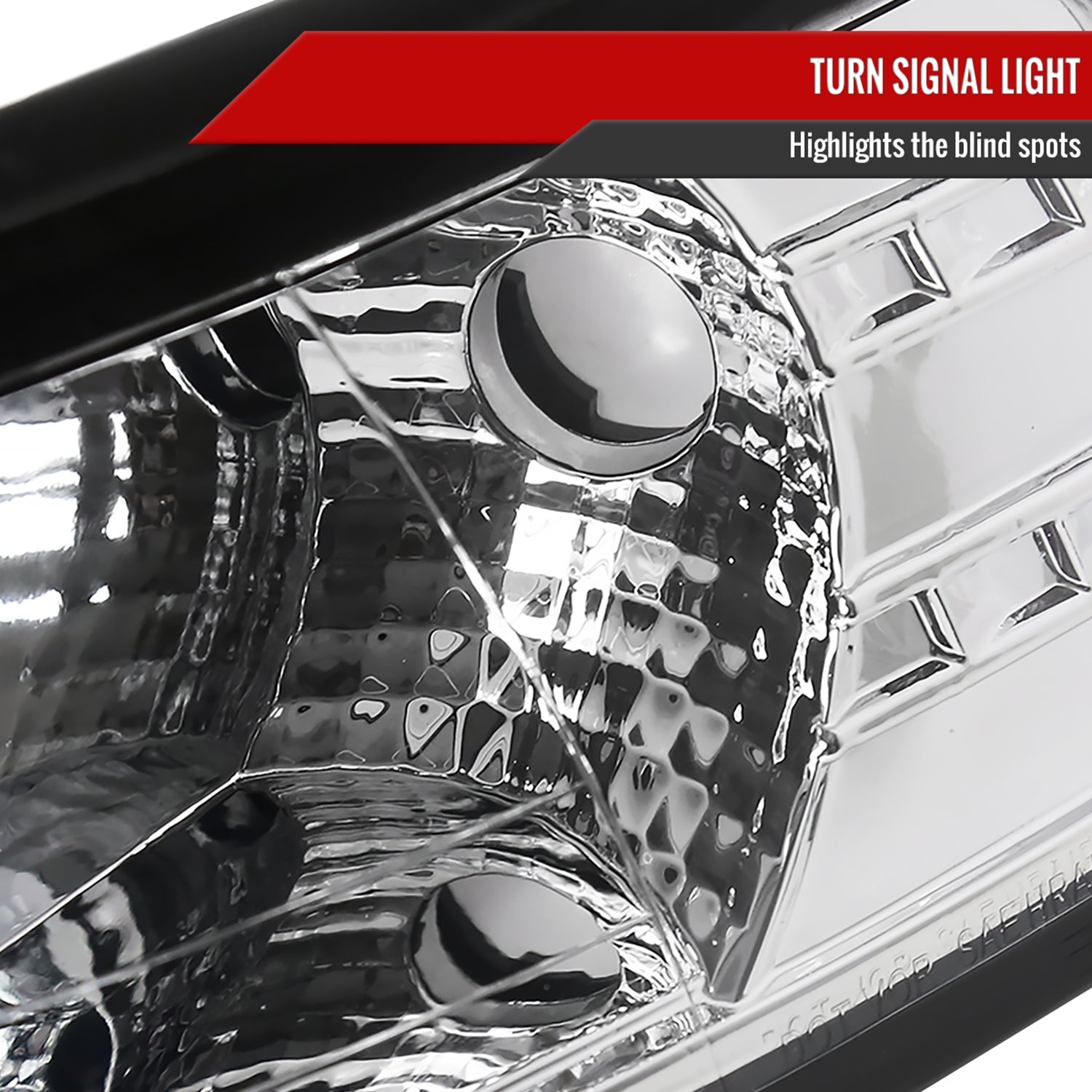 1999-2004 Ford Mustang Dual Halo V2 Projector Headlights Chrome/Clear Lens