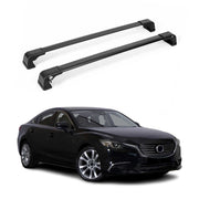 2009-2021 Mazda 6 Sedan Roof Rack Cross Bars Black
