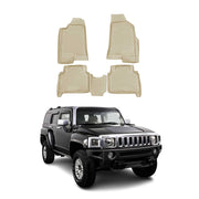 2006-2010 Hummer H3/H3T Floor Mats Liners Full Set All Weather Beige