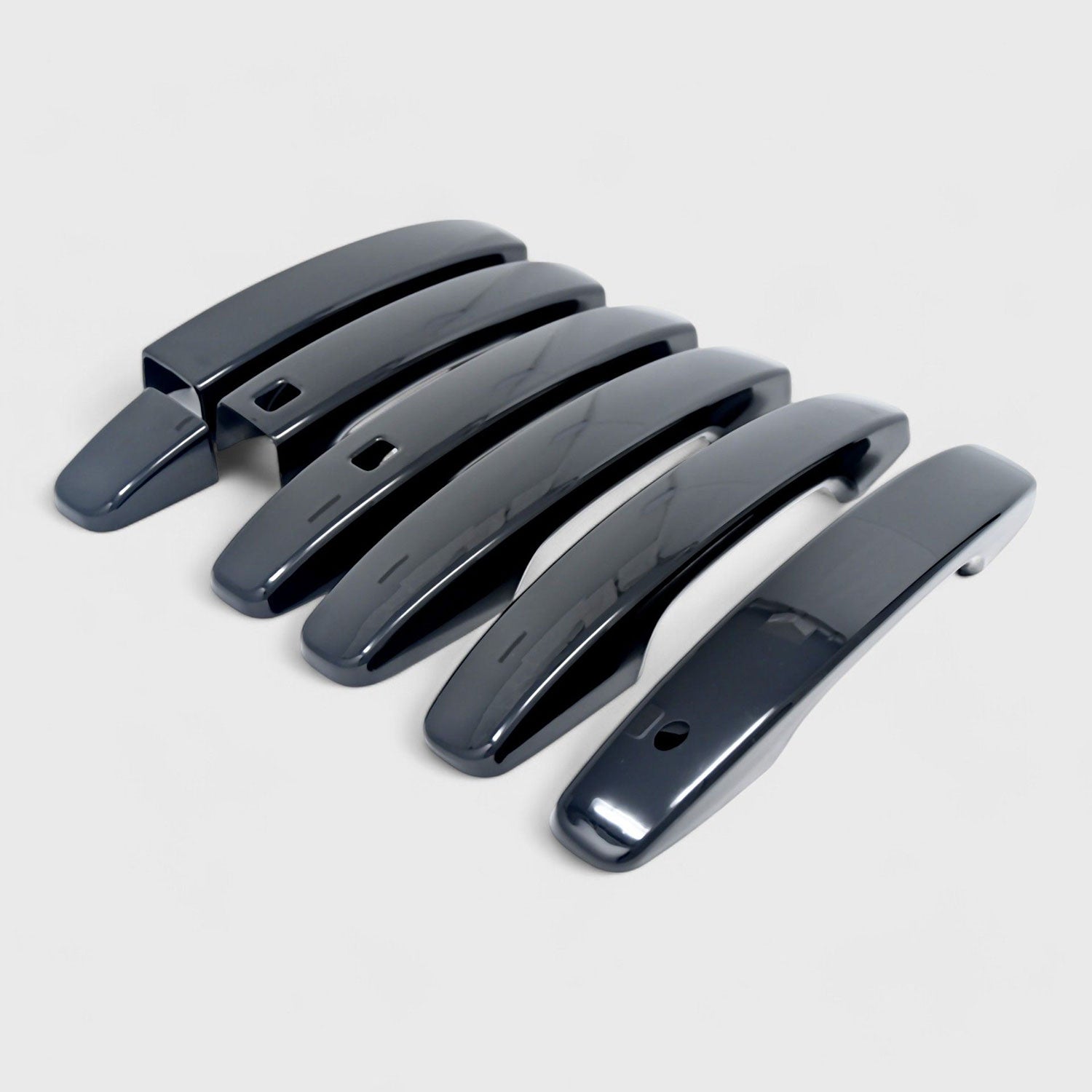 2020-2023 Kia Soul EV Door Handle Cover Gloss Black 5Pcs ABS Plastic