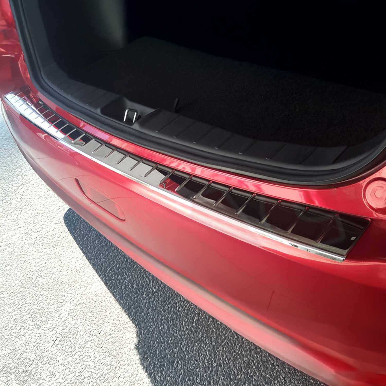 2011-2024 Mitsubishi Outlander Sport Rear Bumper Sill Cover Guard Stainless Steel