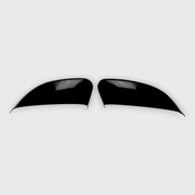 2013-2019 Ford Taurus Mirror Cover Caps Gloss Black 2Pcs ABS Plastic
